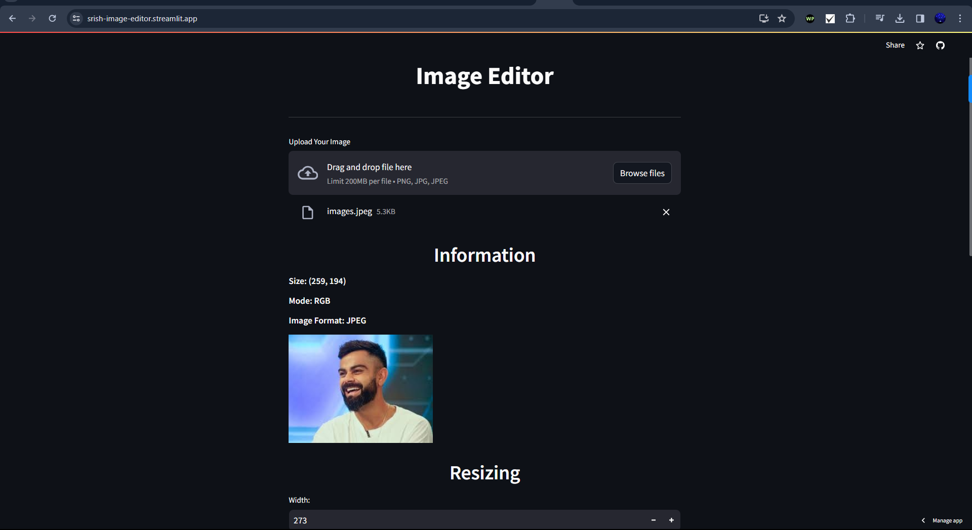 Image Editor